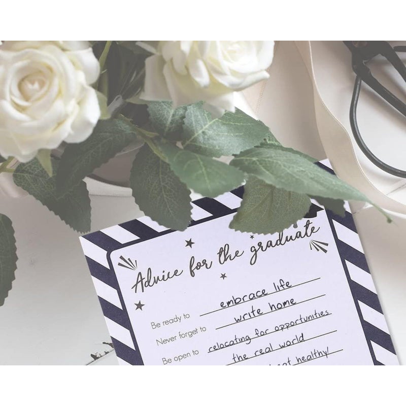 BLUE PANDA Graduation Advice Cards - 60 Pack, 5 x 7 In - Notecards for Graduates - Image 3
